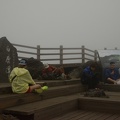 people resting at the summit